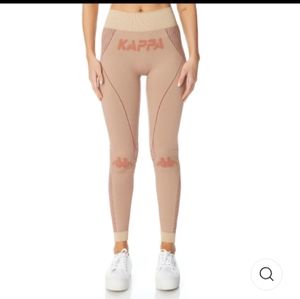 Kappa ladies AUTHENTIC TRYBUNALSKI KNIT LEGGINGS - BEIGE